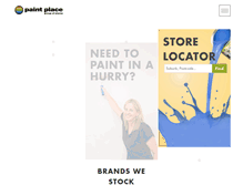 Tablet Screenshot of paintplace.com.au